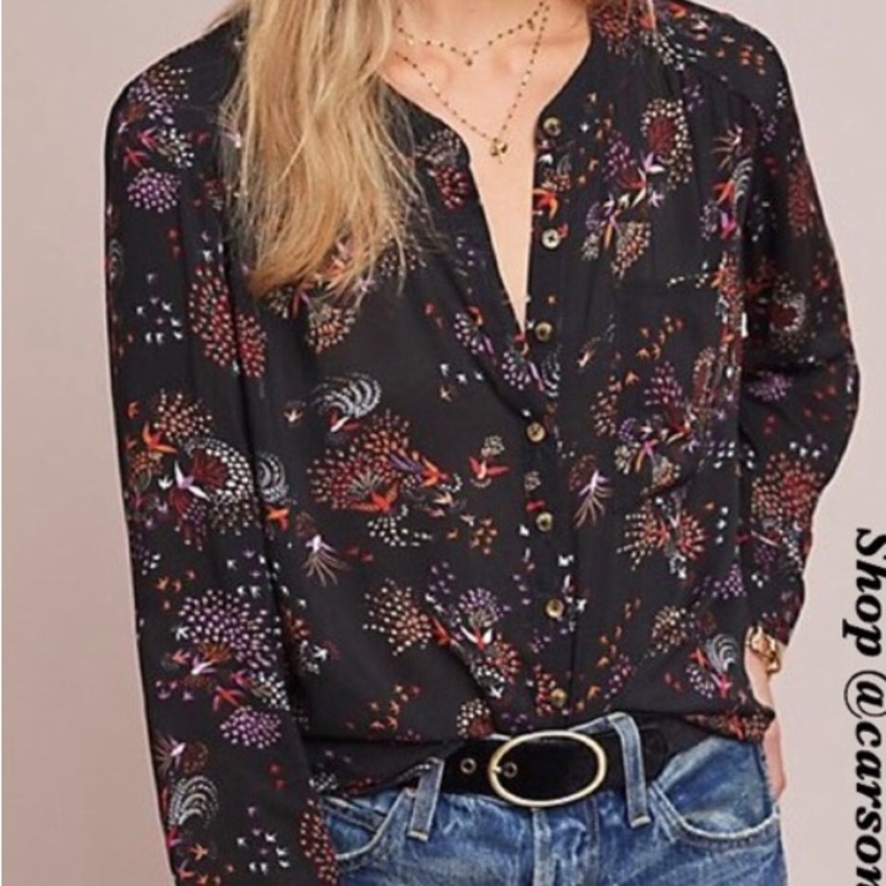 Anthropologie (28 of 52 Conversations) Colloquial Blouse